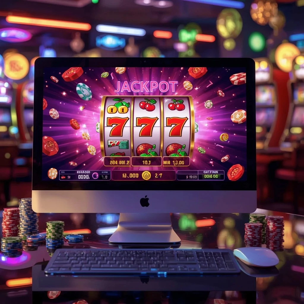 slots sur le moniteur CROWNPLAY CASINO