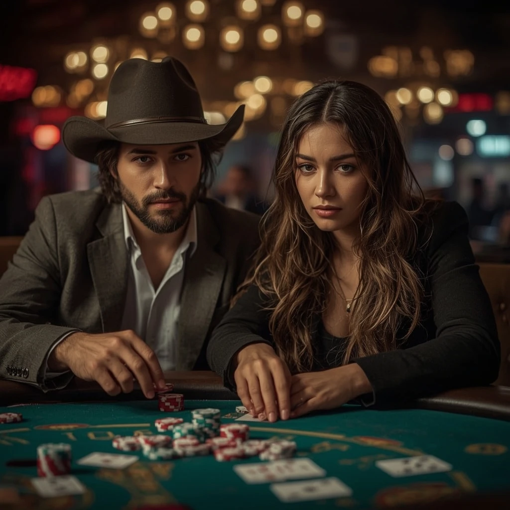photo de deux joueurs de poker CROWNPLAY CASINO